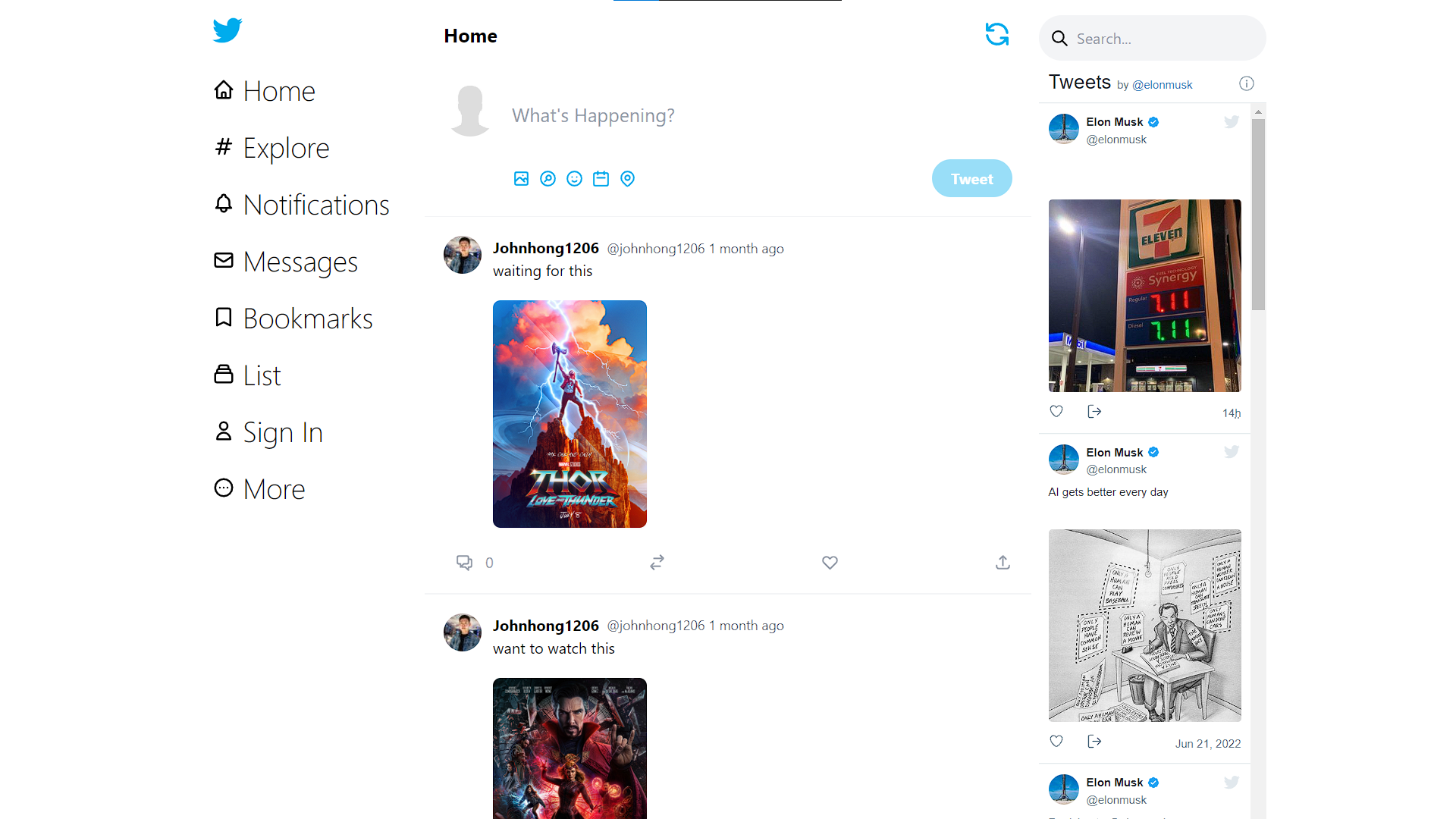 Twitter Clone
