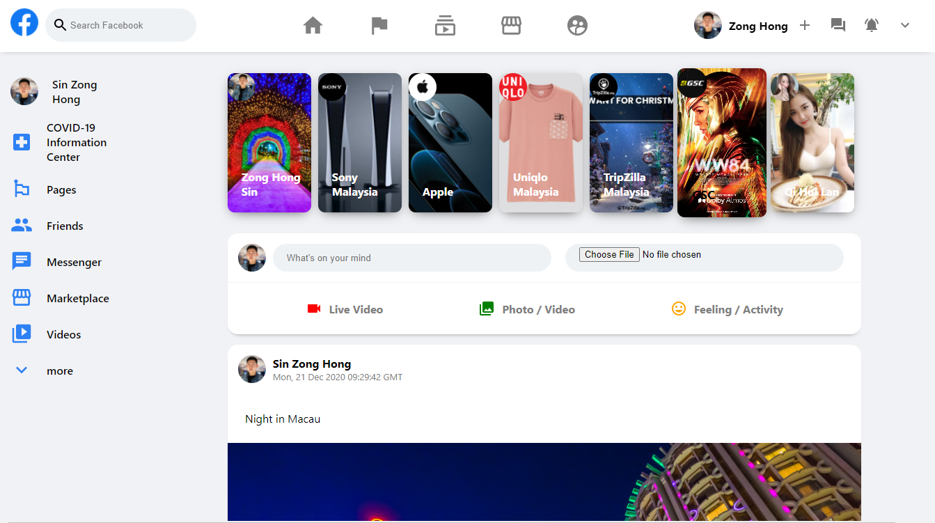 Facebook Clone